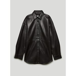 Babaton 'Pelli' Black Long Sleeve Shirt Jacket Size M